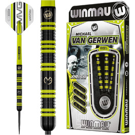Дротики WINMAU MvG 85% Pro-Series 23 г, професійний набір з оперенням і хвостовиками