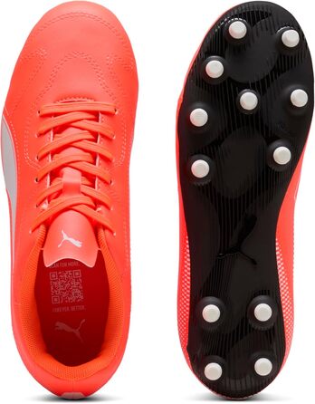 Дитячі футбольні бутси PUMA Vitoria II FG/AG Jr - біло-червоні (4 UK)