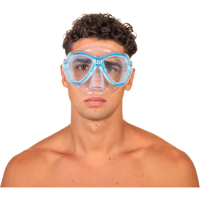 Набір для снорклінгу SEAC Tris: маска Elba, ласти ALA, трубка Tribe. Підходить для дорослих та дітей.