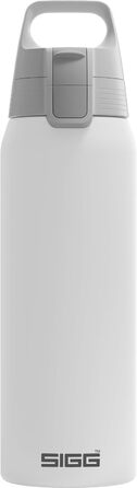 Термос SIGG Shield Therm One 0,75 л, білий, для газованих напоїв, ізольована пляшка з нержавіючої сталі, не протікає, BPA-free, можна мити в посудомийній машині