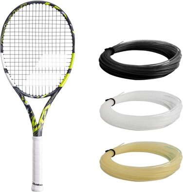 Тенісна ракетка Babolat Pure Aero Team U Nc, 36, жовто-чорна, мультиколір