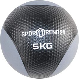 Медичний м'яч Sporttrend 24 чорний, 1–12 кг – фітнес, тренування, обтяження