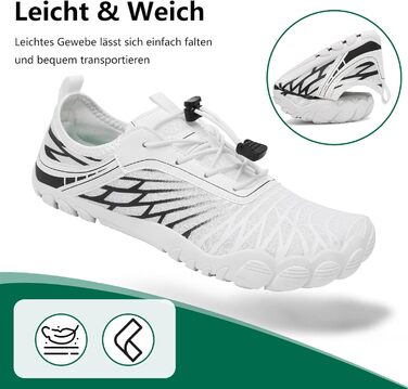 Жіночі шльопанці/сланці Saguaro для плавання та відпочинку, дихаючі, швидковисихаючі, широка передня частина, розмір 35-43, білі