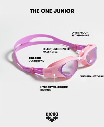 Окуляри для плавання ARENA The One Junior Light Blue - блакитні дитячі