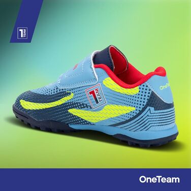 Дитячі футбольні бутси OneTeam Robero Junior TF для штучного покриття - синій, розмір 25 (26 EU)
