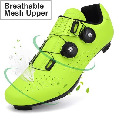 Велотуфлі чоловічі MTB, шосейні, для маунтбайку та шосе, дихаючі, SPD/SPD-SL, 43 EU, зелені