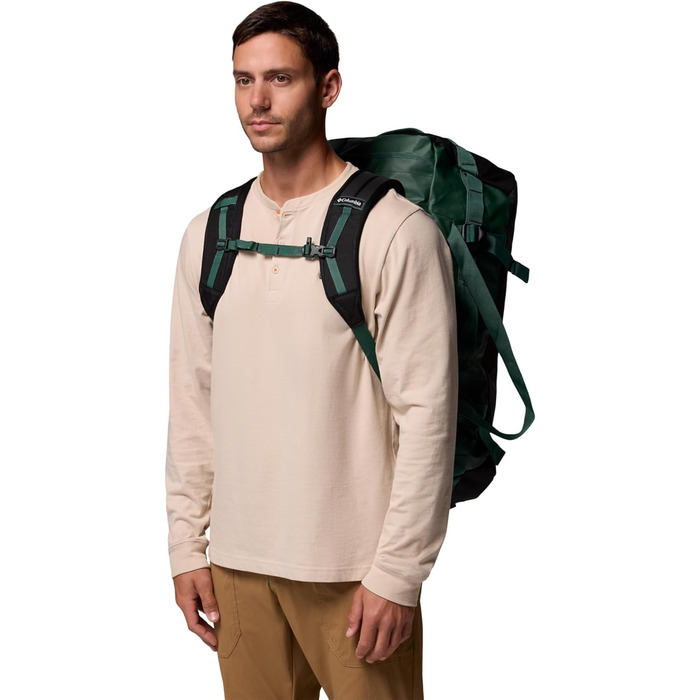 Спортивна сумка Columbia Landroamer 60L унісекс, Rain Forest/Black