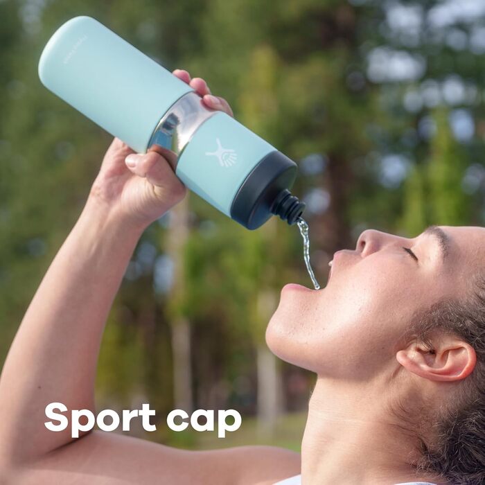 Термобутилка Hydro Flask 20oz Wide Mouth Indigo, спортивна, ізольована