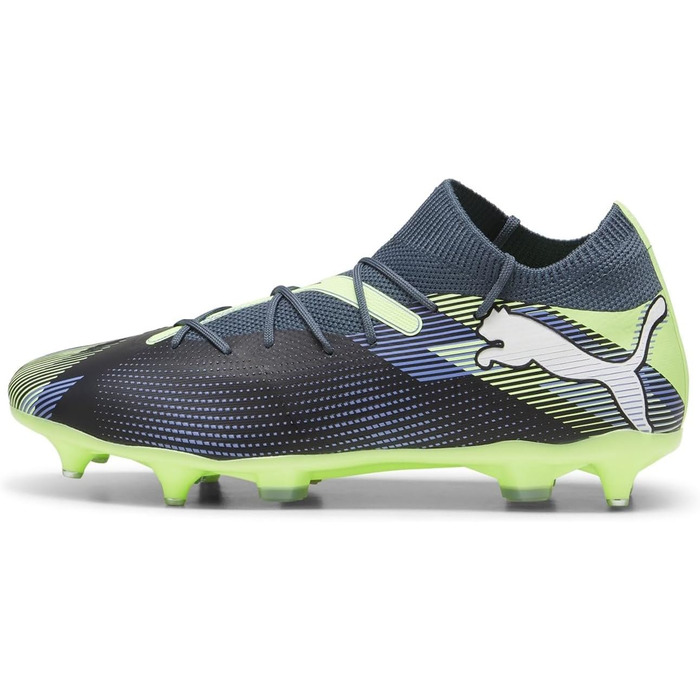 Футбольні бутси PUMA Future 7 Match Mxsg, 46 EU, сірий/білий/яблучно-зелений