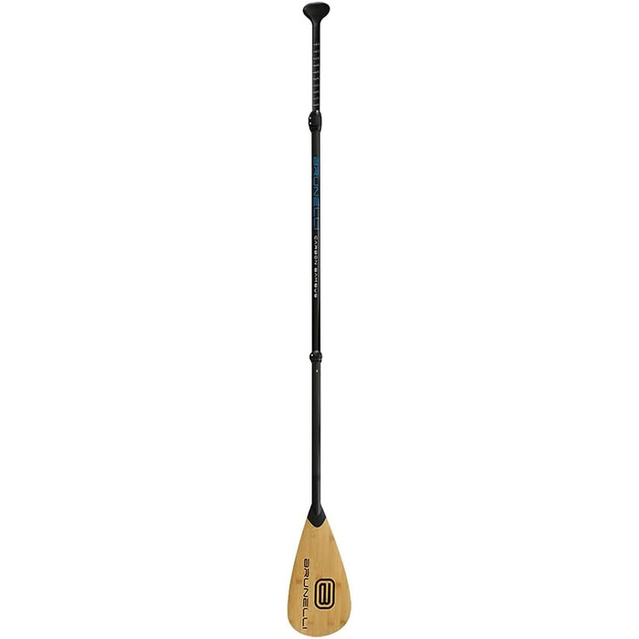 Весло для SUP і каяка Brunelli Carbon Bamboo Dual Tech, 180-220 см, 3-складне