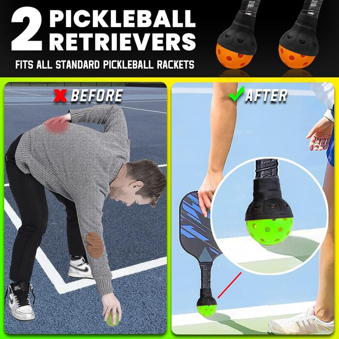 Піклбол м'ячі Outdoor, 40 отворів, 12 шт. - для спортивних ігор, висока пружність, довговічні, сумісні з усіма ракетками