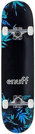 Скейтборд Enuff Blumenmuster чорно-синій, професійний для вулиць