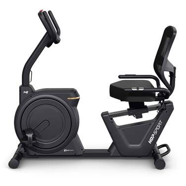 Горизонтальний велотренажер Hop-Sport HS-5000L Ranker чорно-золотистий