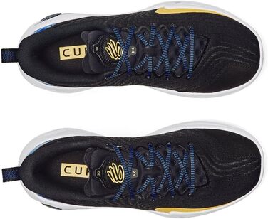 Баскетбольне взуття Under Armour Curry 12 EXTL для чоловіків, сірий, чорний, білий (11.5, Black Try)