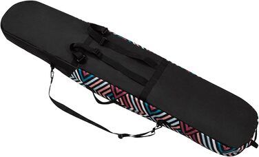 Чохол для сноуборду Zig Zag Pastel: містка сумка з водонепроникного поліестеру, 170 см, з регульованими ременями