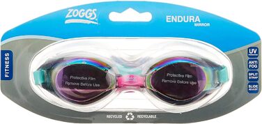Окуляри плавальні Zoggs Endura Mirror, дорослі, унісекс, дзеркальні лінзи (Aqua/Рожеві/Мультиколір)