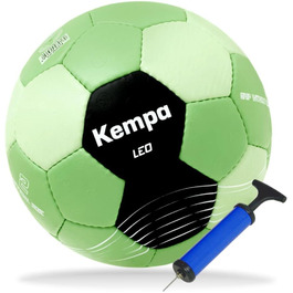 Гандбольний м'яч Kempa Training, м'ятний/чорний, з насосом