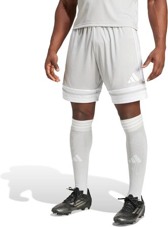Спортивні чоловічі шорти adidas Squadra 25, колір Team Light Grey/White, розмір M