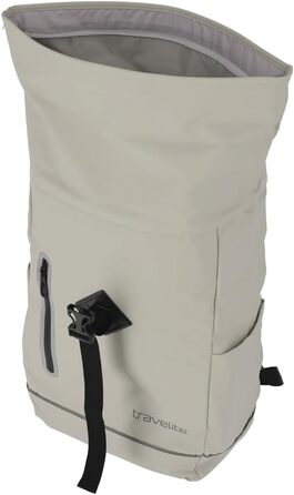 Рюкзак Travelite Rolltop водонепроникний для велосипеда та відпочинку, з ролтоп-застібкою та світловідбивачами, 48 см, 19 л