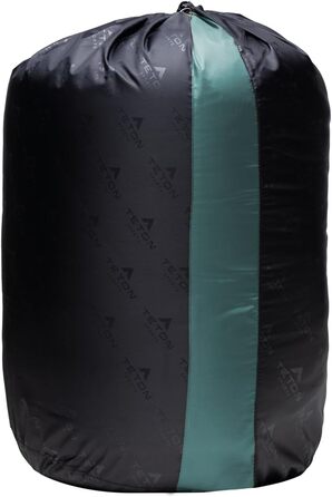 Спальний мішок TETON Sports Degree C Flannel Lined Left Zip 18 Grad C Flanell gefütterter linker Reißverschluss – блакитний (XXL, -25°C, ліва блискавка, Lagoon)