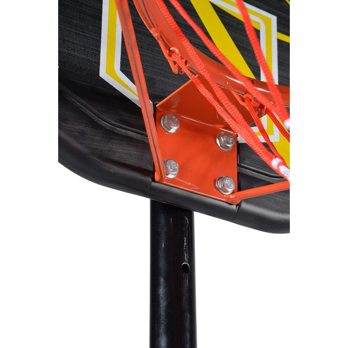 Захисний обруч для баскетбольного кільця BUMBER E-Giant Miami, сірий/чорний, унісекс, дитячий