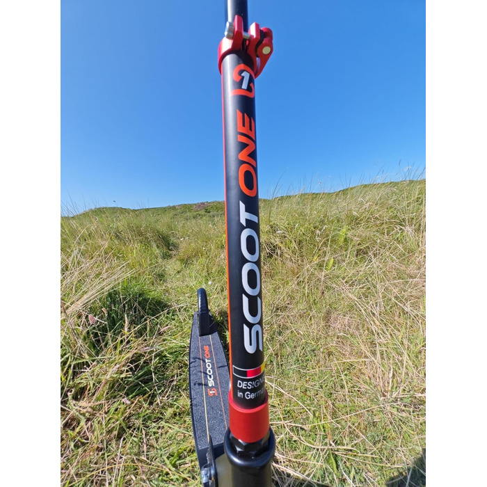 Алюмінієвий самокат S1 / S2 – регульований по висоті, ABEC 7 (червоний, Scooter S 1 Pro)