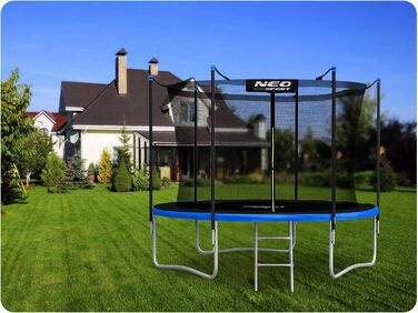 Батут Neo-Sport для дітей, 183 см (6 футів) з сіткою та сходами, зовнішній, посилений, стійкий до погодних умов