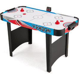 Тік-ток аерохокейний стіл HOMASIS з LED-підсвіткою та електронним лічильником очок, 12V мотор, комплект з 2 шайбами та 2 штовхачами, для дітей та дорослих