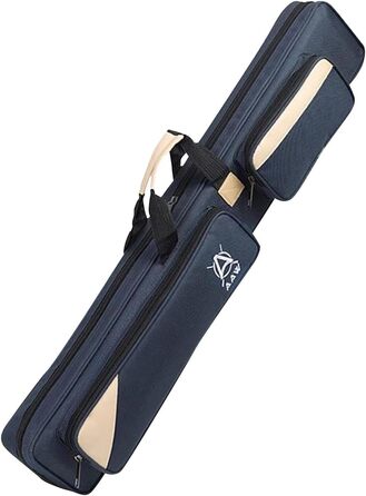 Чохли для бильярдної кия 3x4, 1/2 Snooker Billard, переносна ручка, захисна сумка, синій