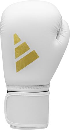 Боксерські рукавички Adidas Speed 50, 10 oz, білі/золоті, для дорослих