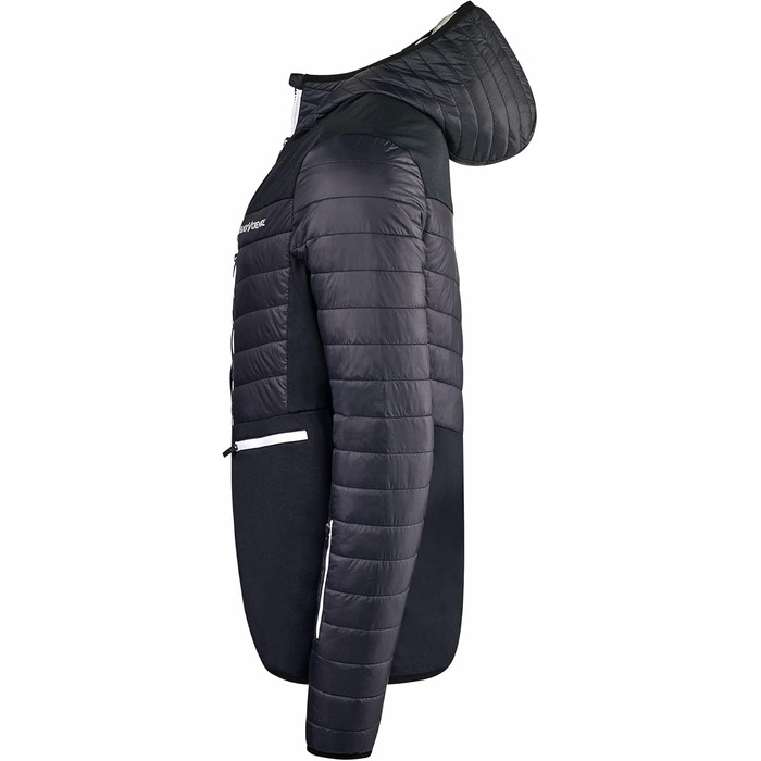 Чоловіча лижна куртка Black Crevice для гірських походів, тепла зимова куртка з нейлону, водонепроникна та вітрозахисна, з високою свободою рухів, чорно-біла (S, чорний)