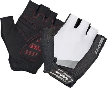 Велосипедні рукавички GripGrab SuperGel DoctorGel без пальців, напівпальцеві, гелеві, короткі (білі, S)