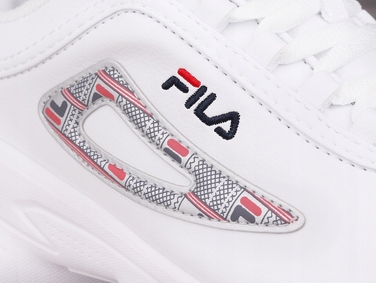 Спортивні кросівки Fila, білі, синтетичні, низькі, розмір 38,5