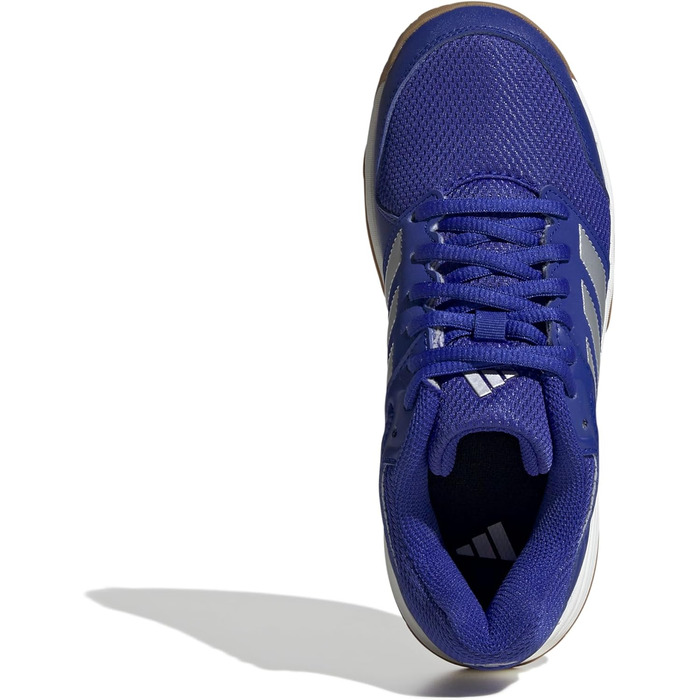 Дитячі кросівки adidas Speedcourt Indoor - унісекс, розмір 38 2/3 EU, кольори: Lucid Blue, Silver Metallic, Gum