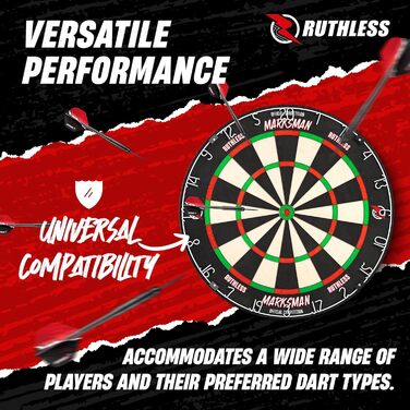 Дарцборд Ruthless Marksman Sisal Professional DB072 для сталевих дротиків