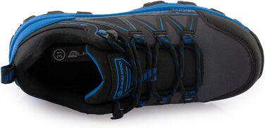 Дитячі трекінгові черевики Alpine PRO FARO, блакитні, розмір 33 EU. Легкі, дихаючі, для активного відпочинку та походів. Міцний Softshell, гумова підошва.