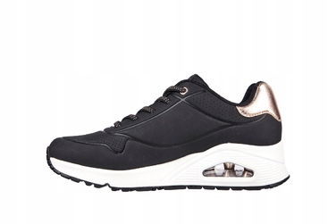 Жіночі кросівки Skechers UNO - SHIMMER 155196-BLK, чорні, 38,5