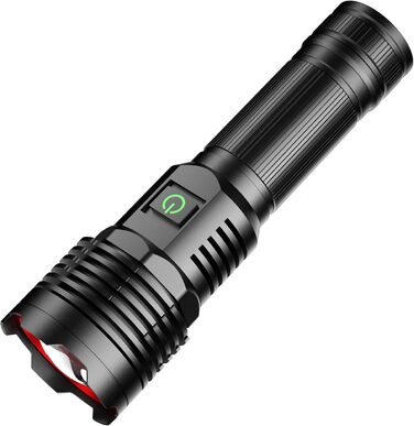 Ліхтар налобний LED акумуляторний надпотужний 500000 люмен, з регулюванням фокусу, USB, тривалий час роботи, 6 режимів, водонепроникний IPX67, для кемпінгу, туризму, активного відпочинку, надзвичайних ситуацій (R03)