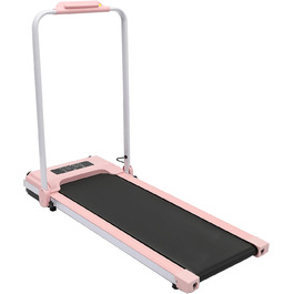 Електрична бігова доріжка складна Laufband, компактний Walking Pad 0,65–2 к.с., макс. 10 км/год, LED-дисплей, 20-дюймовий біговий ремінь, до 100 кг, для дому, офісу, спортзалу
