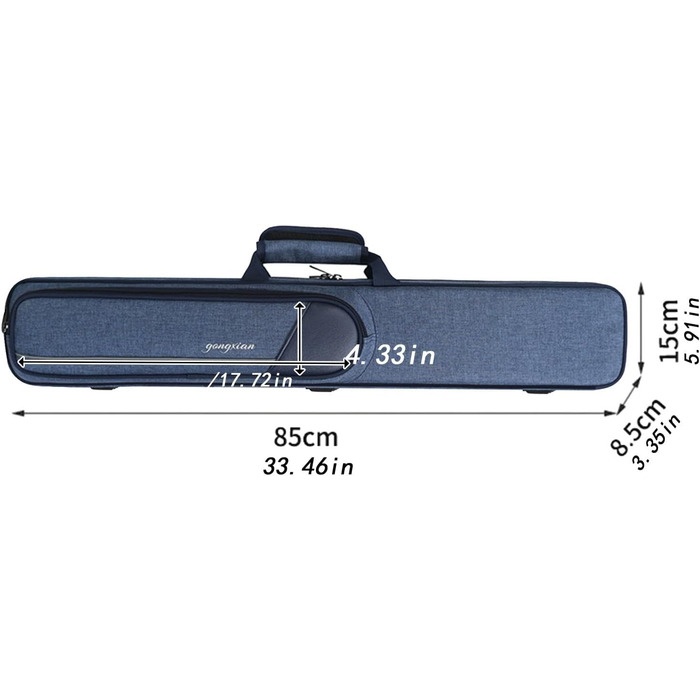 Чохол для більярдної куті, сумка для кия, сумка для більярду з оксфордської тканини, міцний, переносний, для снукеру, зберігання кия, для клубів, дому, блакитний