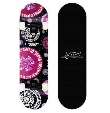 Класичний скейтборд для дівчаток NILS, 9 шарів
