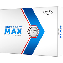 Гольф-м'ячі Callaway Supersoft Max, 12 шт., для гри в гольф