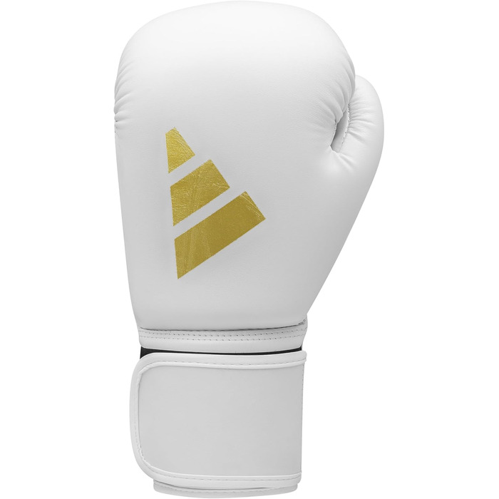 Боксерські рукавички Adidas Speed 50, 10 oz, білі/золоті, для дорослих