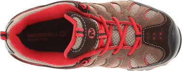 Черевики трекінгові дитячі Merrell CHAMELEON LOW LC (34 EU, Багатоколірні, Коричневий/Червоний)