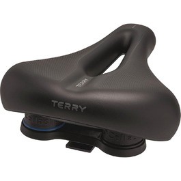 Анатомічне велосипедне сідло Terry Herren Anatomic Flex Gel, чорне, універсальний розмір