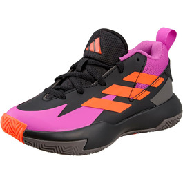 Кросівки дитячі Adidas Cross Em Up Select Mid для баскетболу, розмір 29 EU, чорний/фіолетовий/помаранчевий