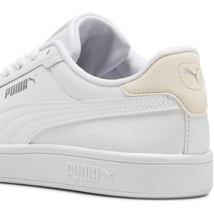 Кросівки PUMA Smash 3.0 L унісекс (білий/рожевий/сріблястий), розмір 45 EU