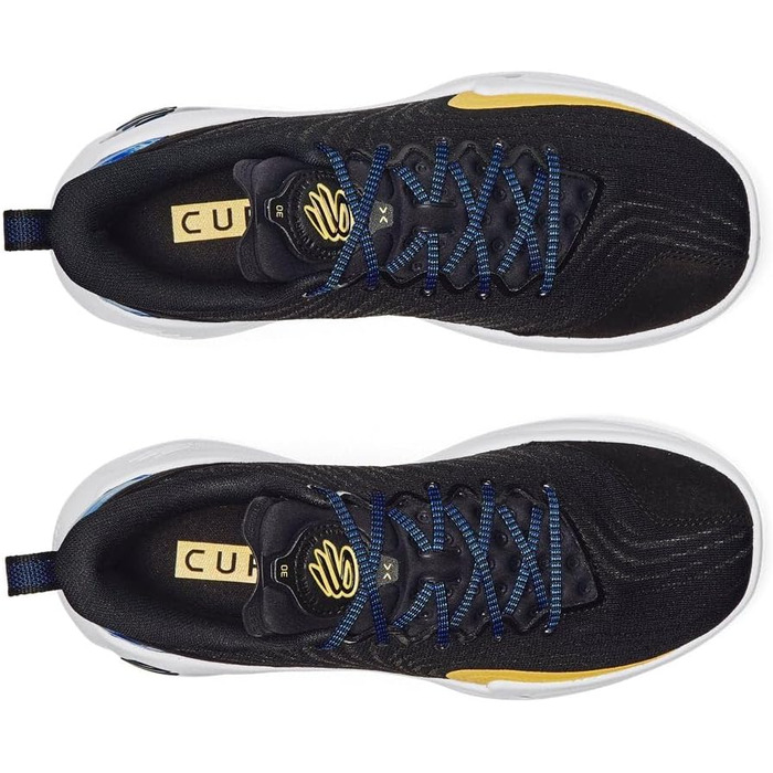 Баскетбольне взуття Under Armour Curry 12 EXTL для чоловіків, сірий, чорний, білий (11.5, Black Try)