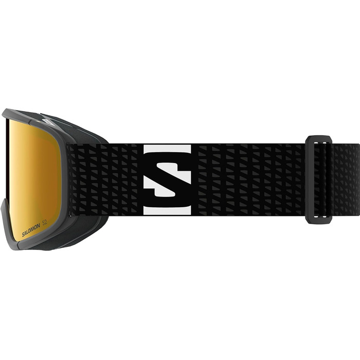 Маска для лиж та сноуборду Salomon Aksium 20 S Unisex, чорна (NS Black) — захисні окуляри для гірськолижного спорту