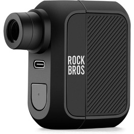 ROCKBROS Міні електричний насос для велосипеда 100 PSI, акумуляторний, для електровелосипедів, гірських, міських і шосейних велосипедів